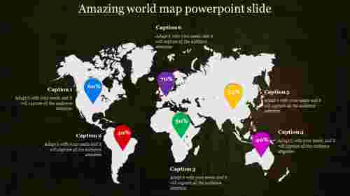 world map powerpoint slide-Amazing world map powerpoint slide